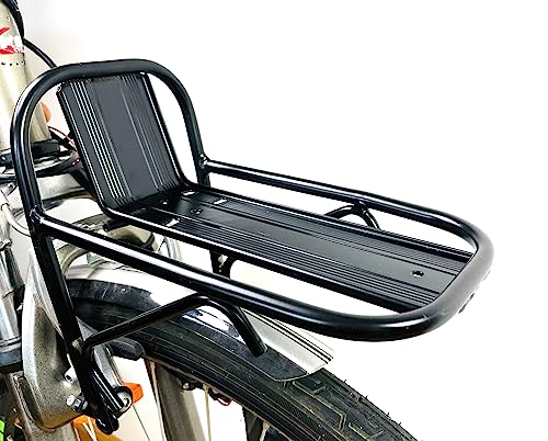 INION Vorderrad Gepäckträger Vorne Frontträger Frontgepäckträger Fahrrad Frontgepäckträger Belastung bis 10 kg