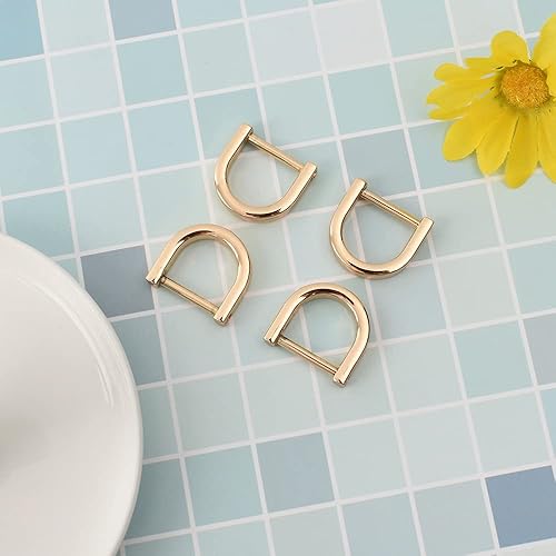 Miniatura 7 de Hebilla de anillos en D de tornillo, Oro