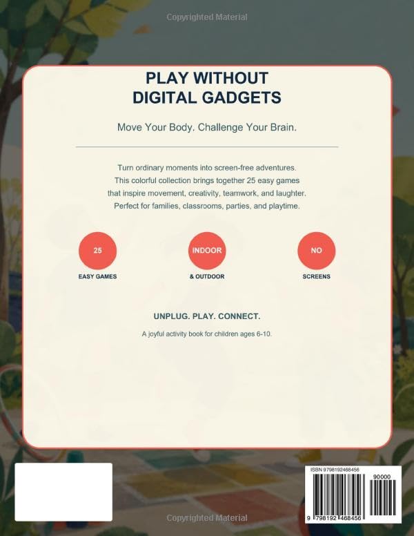 25 Colorful Games for Kids: Play Without Digital Gadgets: Move Your Body. Challenge Your Brain. image 3