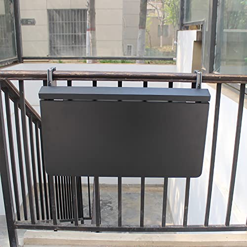 JMCAJIE Hängetisch Balkonklapptisch,Balkonhängetisch Klappbar,Balkontisch...