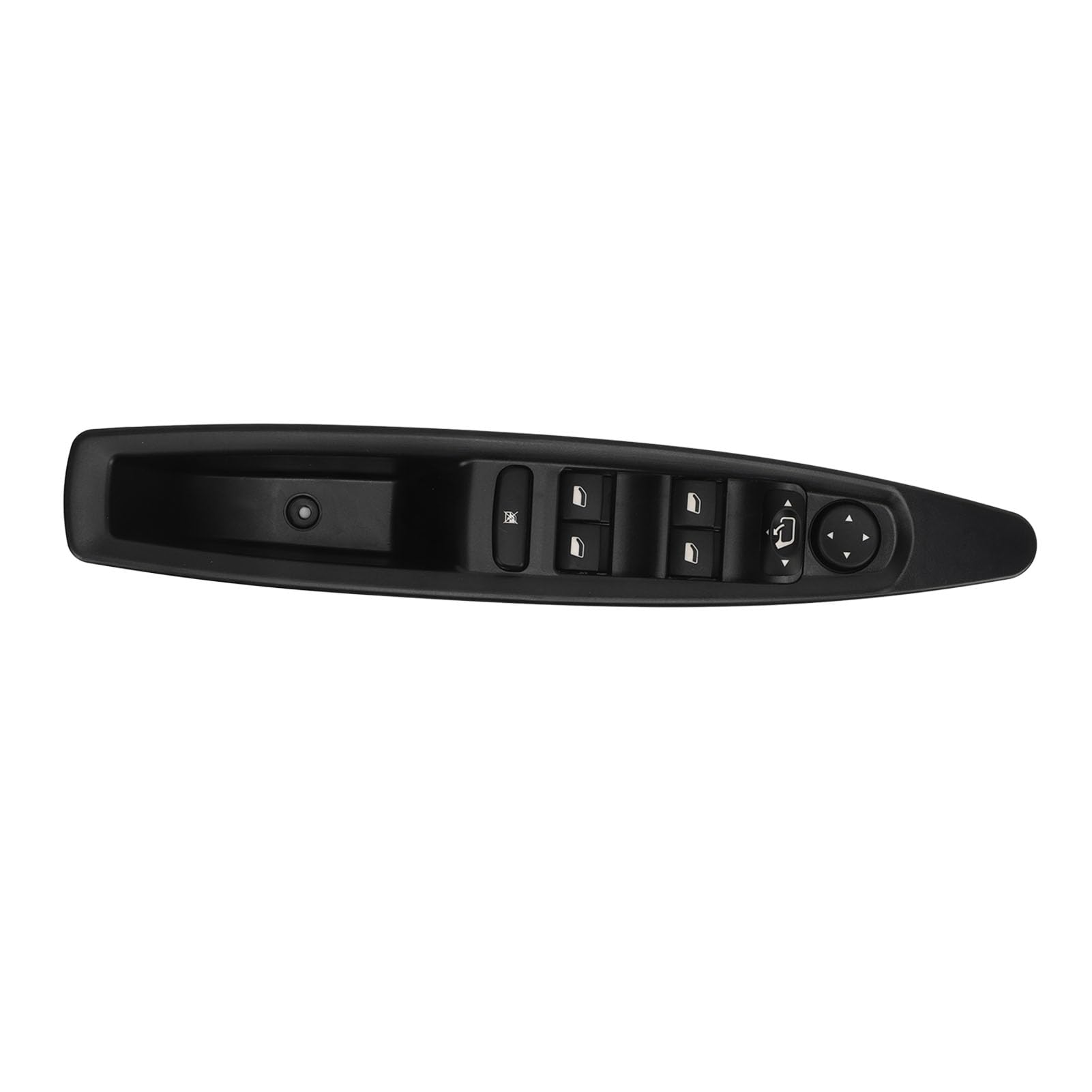 VOBOR Interrupteur de fenêtre avant gauche côté conducteur 6554HA Master Power Remplacement pour Citroën C4 2004 à 2010