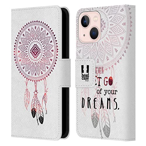 Funda atrapasueños iPhone 13 Mini con tarjetero y soporte de cuero Head Case