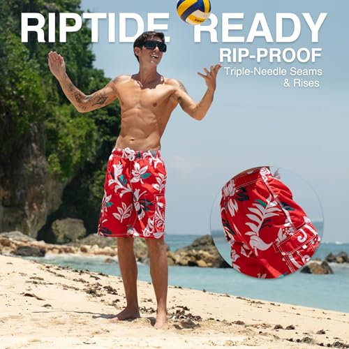 Image of Kanu Surf Mens Barracuda Swim Trunks (Regular & Extended Sizes)
