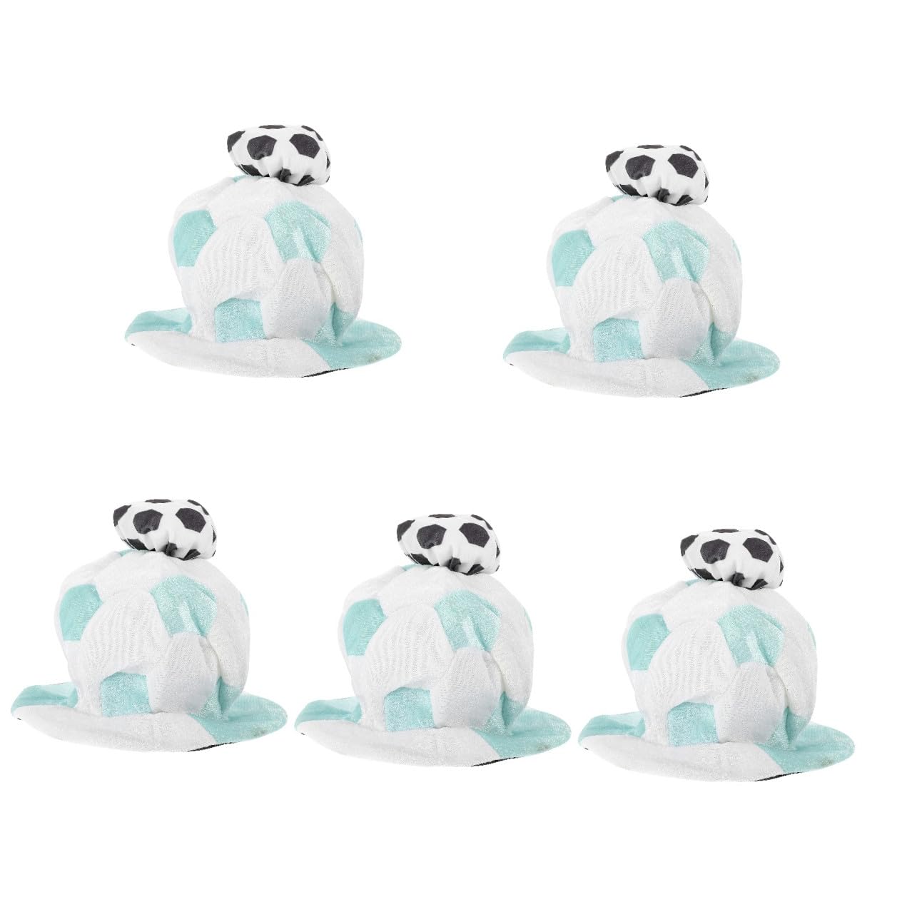 ibasenice 5pezzi Cappello Sportivo Divertente per di Calcio Accessorio Costume per Eventi Sportivi Cappello Pile Leggero e Traspirante per Feste e Celebrazioni Argentina