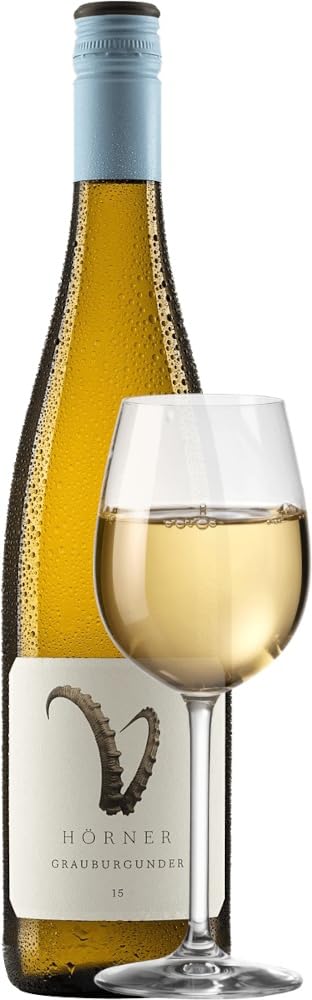 Steinbock Grauburgunder Weingut Hörner Weißwein 6 x 0,75l VINELLO - 6 x Weinpaket inkl. kostenlosem VINELLO.weinausgießer