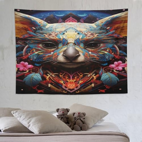 Tenture murale koala PAZZK grand format au toucher peau de pêche