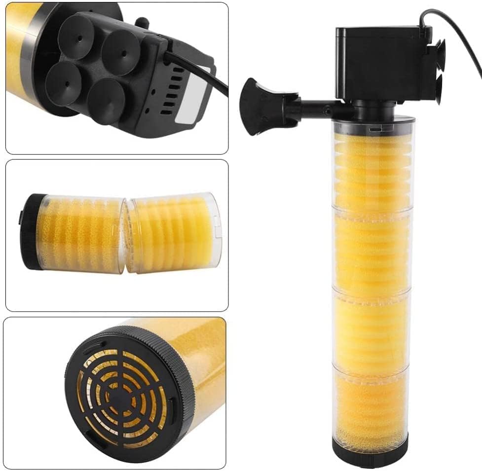 Image of VAYINATO (LY-3310 | 25W | 1200L /Hr | Fit for 3.5 Feet Tank) Multi Function Powerful Aquarium Internal Filter, Ultra Quiet Design and Fully Submersible By Petzlifeworld