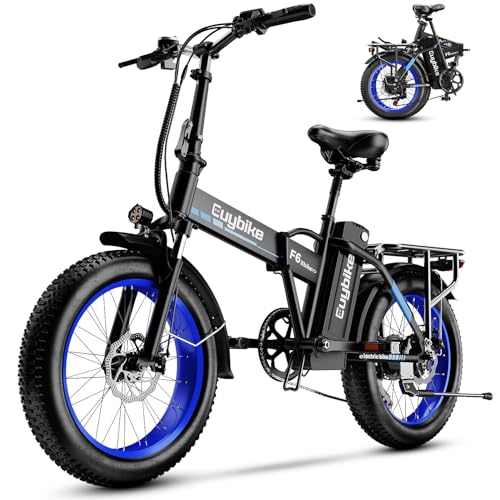 Foldable Electric Bike for Adults, 48V 20Ah Removable Lithium Battery up to 80Miles, 20" Fat Tire 1000W Peak Motor Dirt Ebike Adult Electric Bicycle for Commute Beach Mountain E Bike image 7