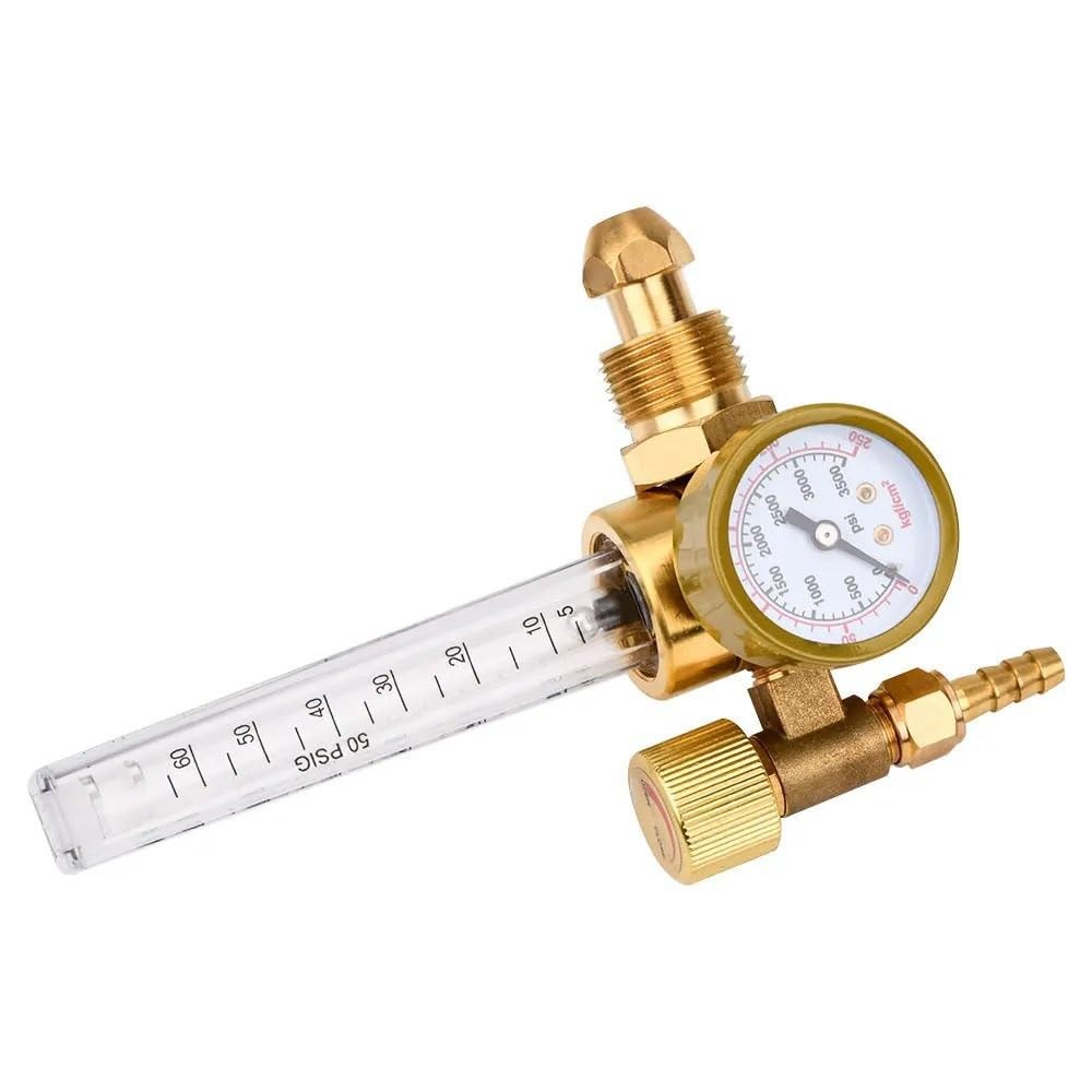 manometr Argon CO2 Mig Tig przepływomierz regulator gazu przepływomierz spawanie wskaźnik spoiny regulator argonu reduktor ciśnienia G5/8 gwint Regulator ciśnienia powietrza