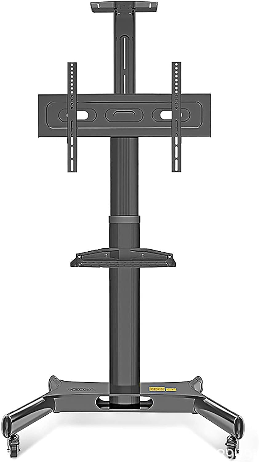 OLSKFUH Mobile Tv Stand, Rolling Tv Stand, Mobile Tv Cart, Floor Mobile Tv Cart Stand Is Suitable For Monitor Stand,