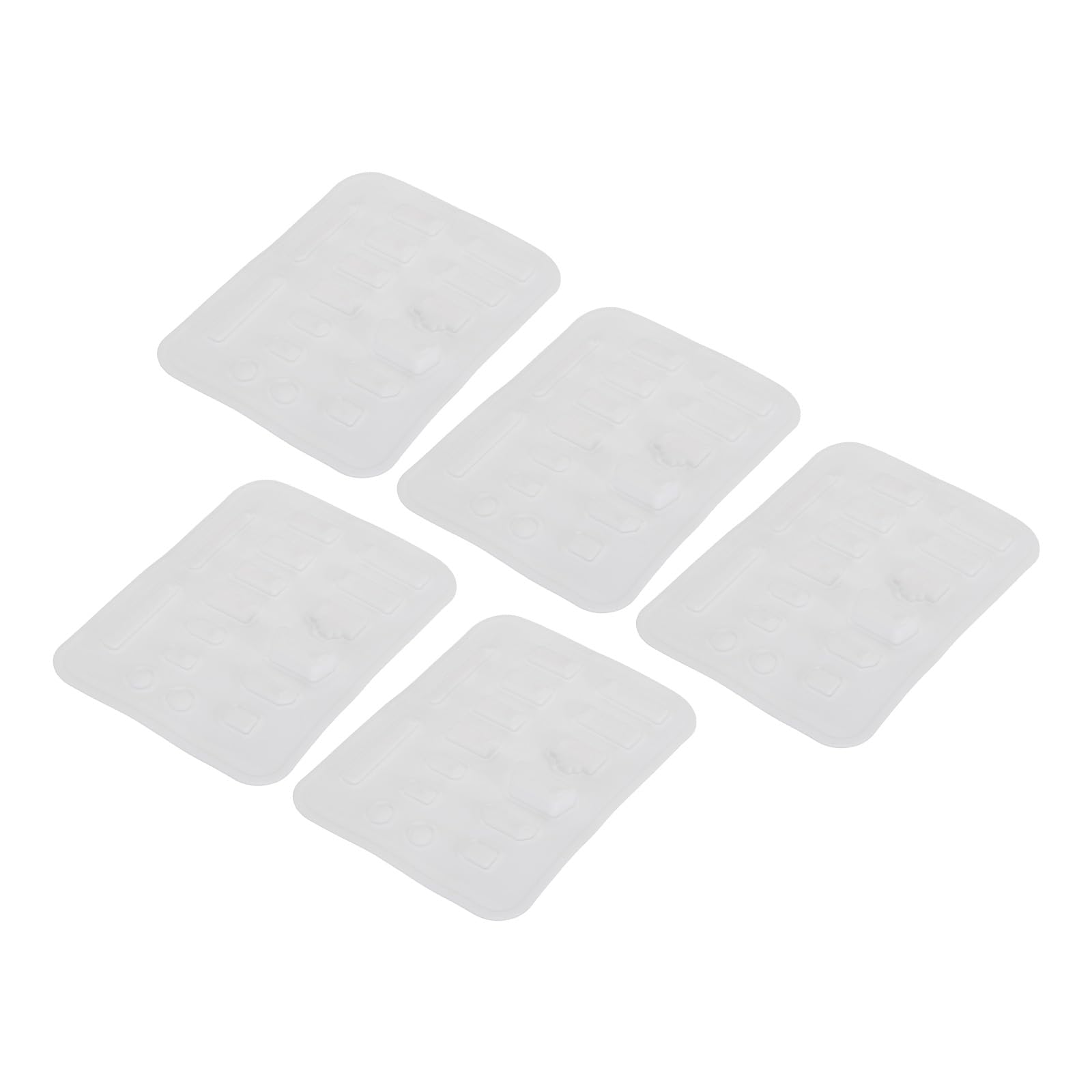 80pcs USB Port Plugs Covers Caps Silicone Anti Dust Protector for Type C/USB C, USB Female Plug, RJ45, SD Card, Headphone Ports, White(16pcs/Set)
