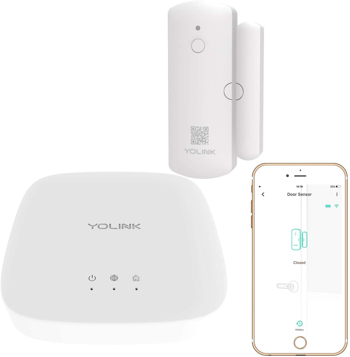 MiLOCKS LoRa Long Range Radio Frequency RF HUB Bridge, LoRa Enabled Smart Home Device and Security, YoSmart App