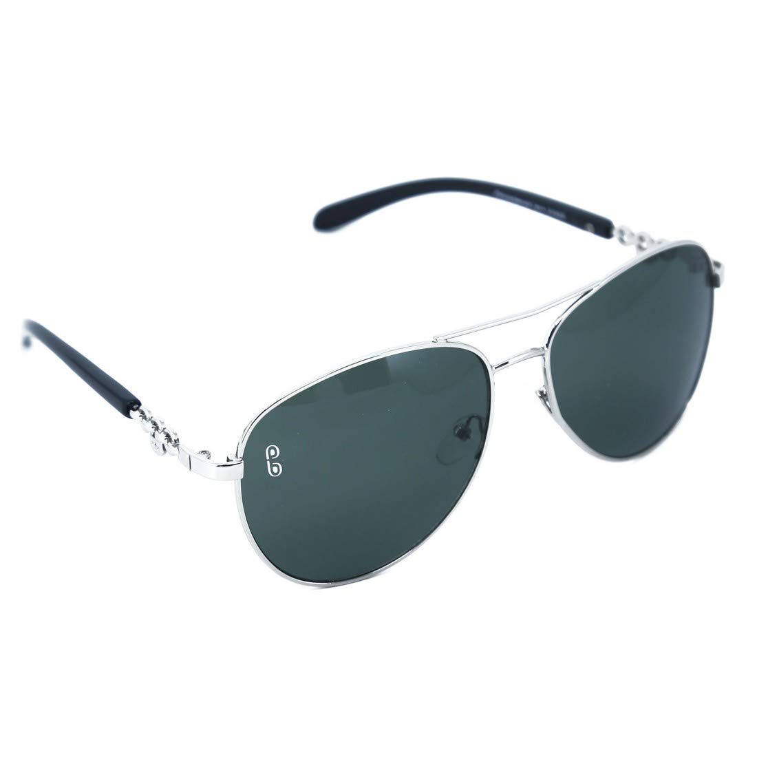 Double Battery Unisex Adult Aviator Sunglasses (Pack of 1)