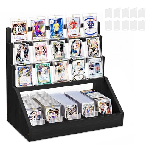 Emfogoo Soporte de exhibición de tarjetas de intercambio de 3