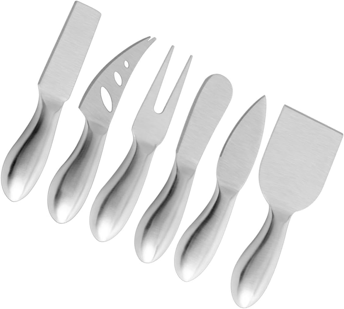 Luxshiny 1 Set 6 Pcs Stainless Steel Cheese Slicer Butter Cutter Kit for Effortless Slicing Kitchenware with Ergonomic Design Easy to Clean and Store Luxshiny 1 Set 6 Pcs Stainless Steel Cheese Slicer Butter Cutter Kit for Effortless Slicing Kitchenware with Ergonomic Design Easy to Clean and Store