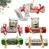 4PCS Christmas Money Box Cash Gift Pull, 2026 Christmas Pull Surprise Money Gift Box for Kids/Adult Presents,Christmas Surprise Money Pull Pouch Candy Pull Out Money Pouch for Christmas Party Decor