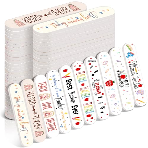 50 Pack Back to School Teacher Gifts Mini Mini Nail Files