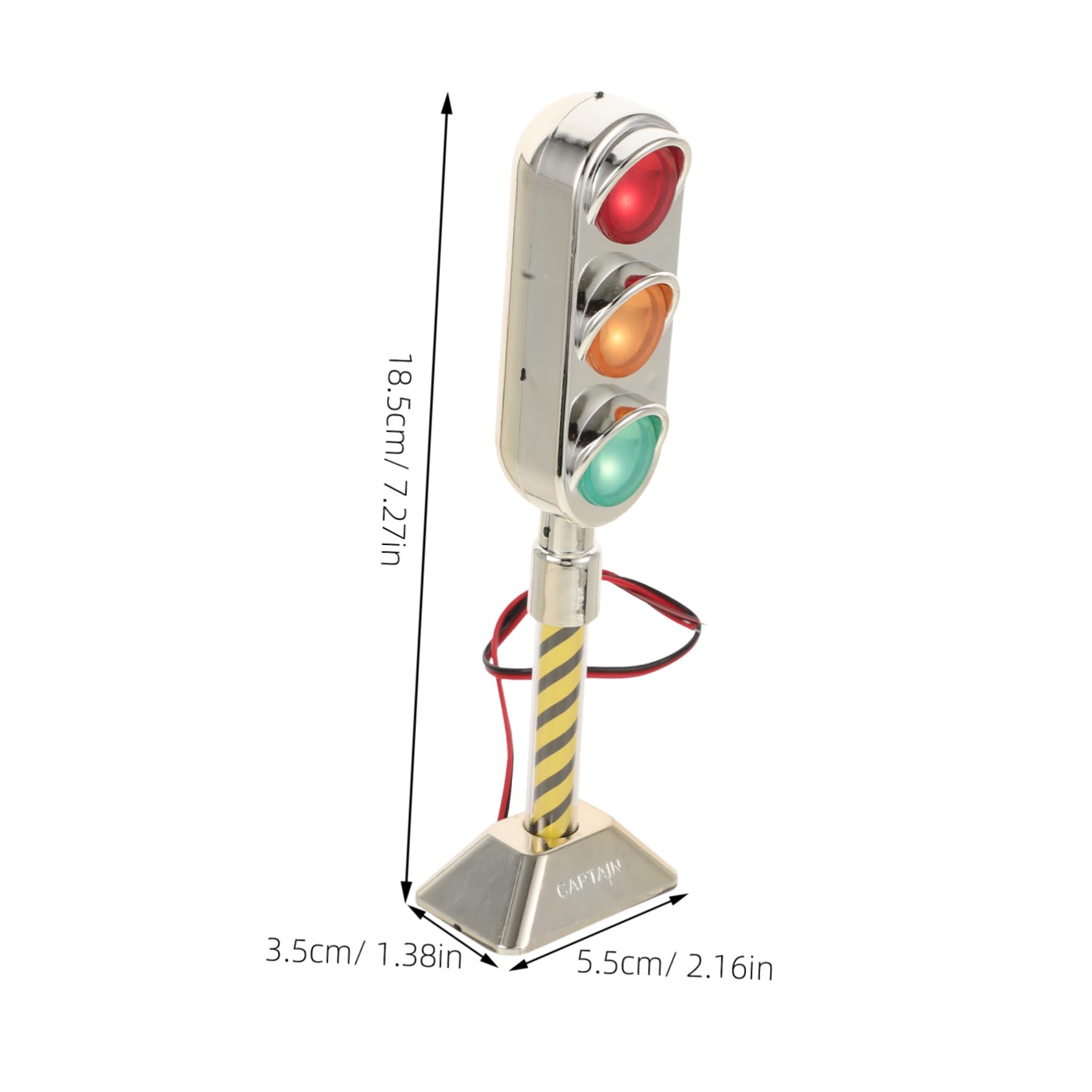 Vaguelly Led Traffic Light Model Car Decor Mini Traffic Signal Light Ornament Interior Decor Led Stylish