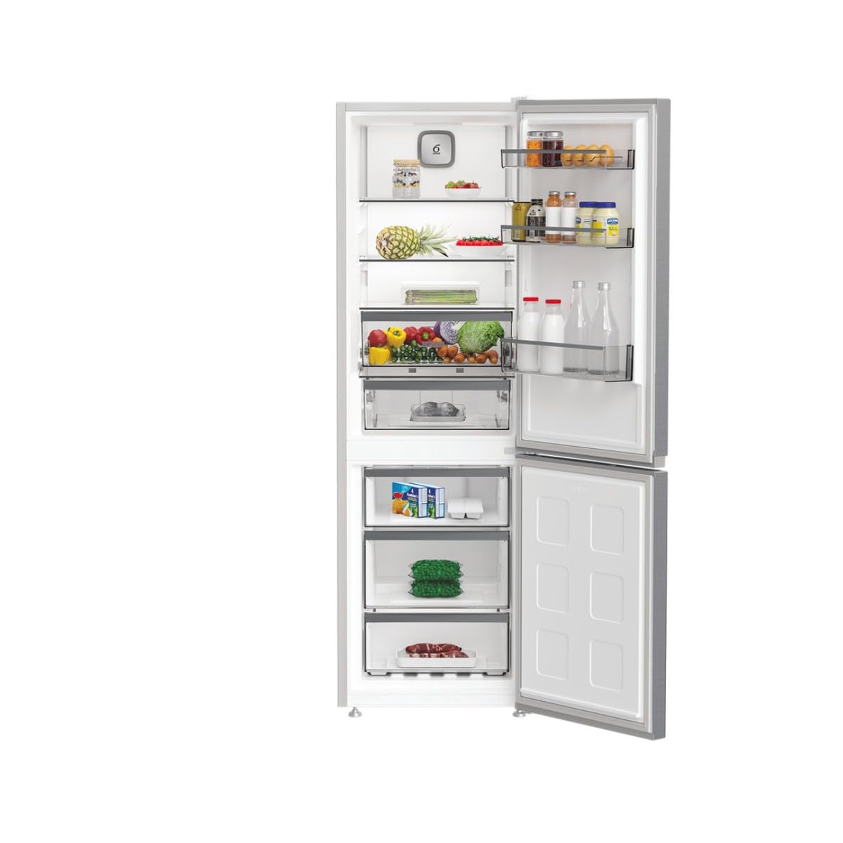 Whirlpool Frigorífico Combi 316L Titanium Inox - WHK 26362 XP4E