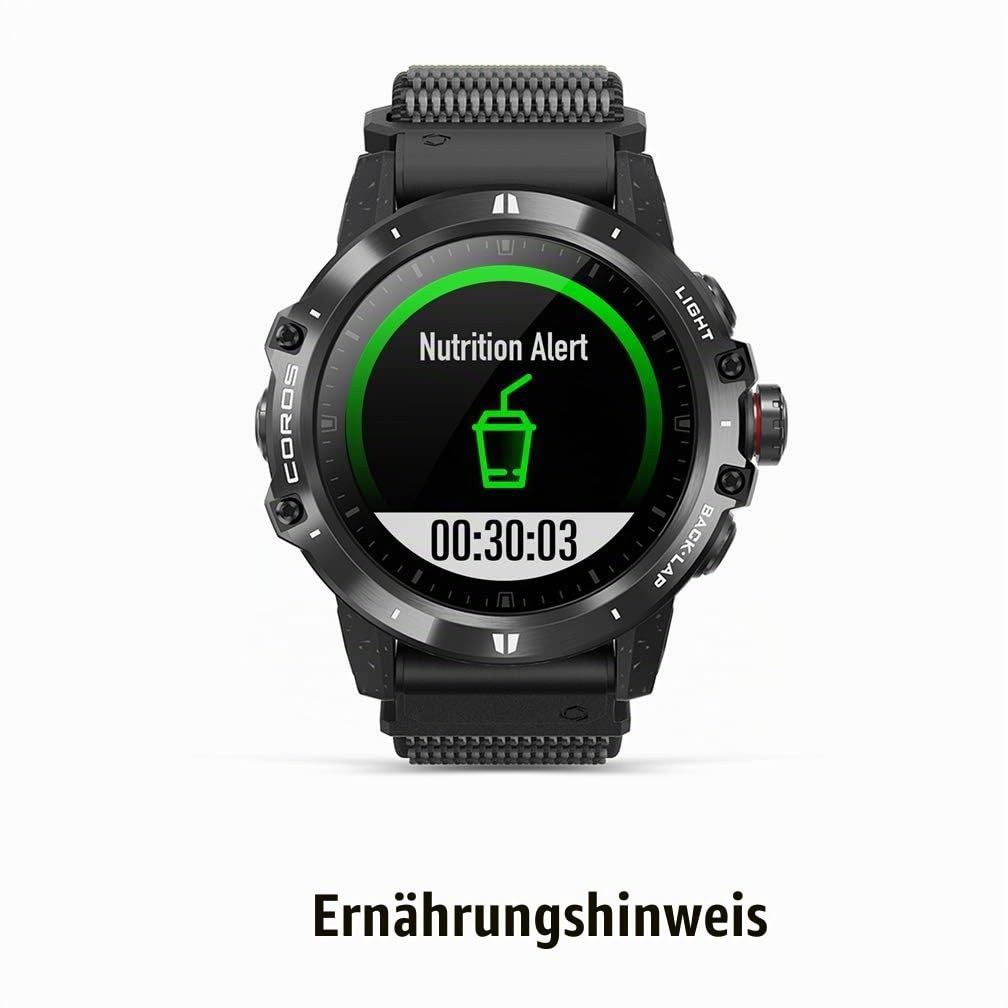 COROS VERTIX GPS-Abenteueruhr mit Pulsmesser, 60h voller GPS-Akku, 24/7 Blutsauerstoffüberwachung, Saphirglas, Barometer, ANT+ & BLE, Strava & Trainingsspitzen (Space Traveler)