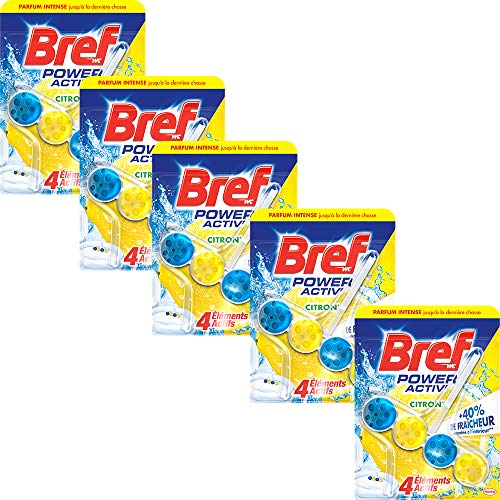 Bref WC Power Activ Citron - Blocs Nettoyants WC - 50g