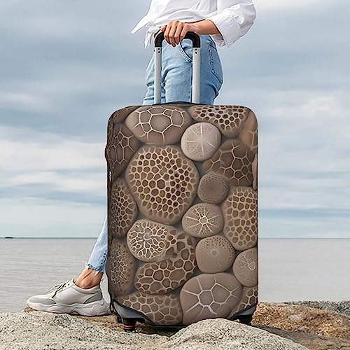 Luggage Cover Elastic Washable Suitcase Cover Dustproof Suitcase Protector Personalized Petoskey Stone1 Travel Luggage Baggage Covers For 18-32 Inch2
