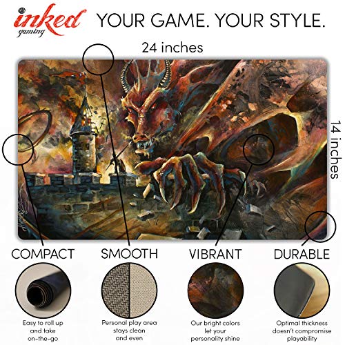 Inked Playmats The Challenge Playmat Inked Gaming Tcg Game Mat For Cards #TOP1