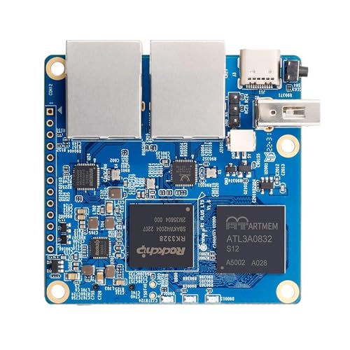 Orange Pi R1 Plus LTS 1 GB RAM RK3328 Quad-Core 64 Bit Open Source Mini-PC-Board, unterstützt Android, Ubuntu, Debian, OpenWRT OS (SingleBoard)