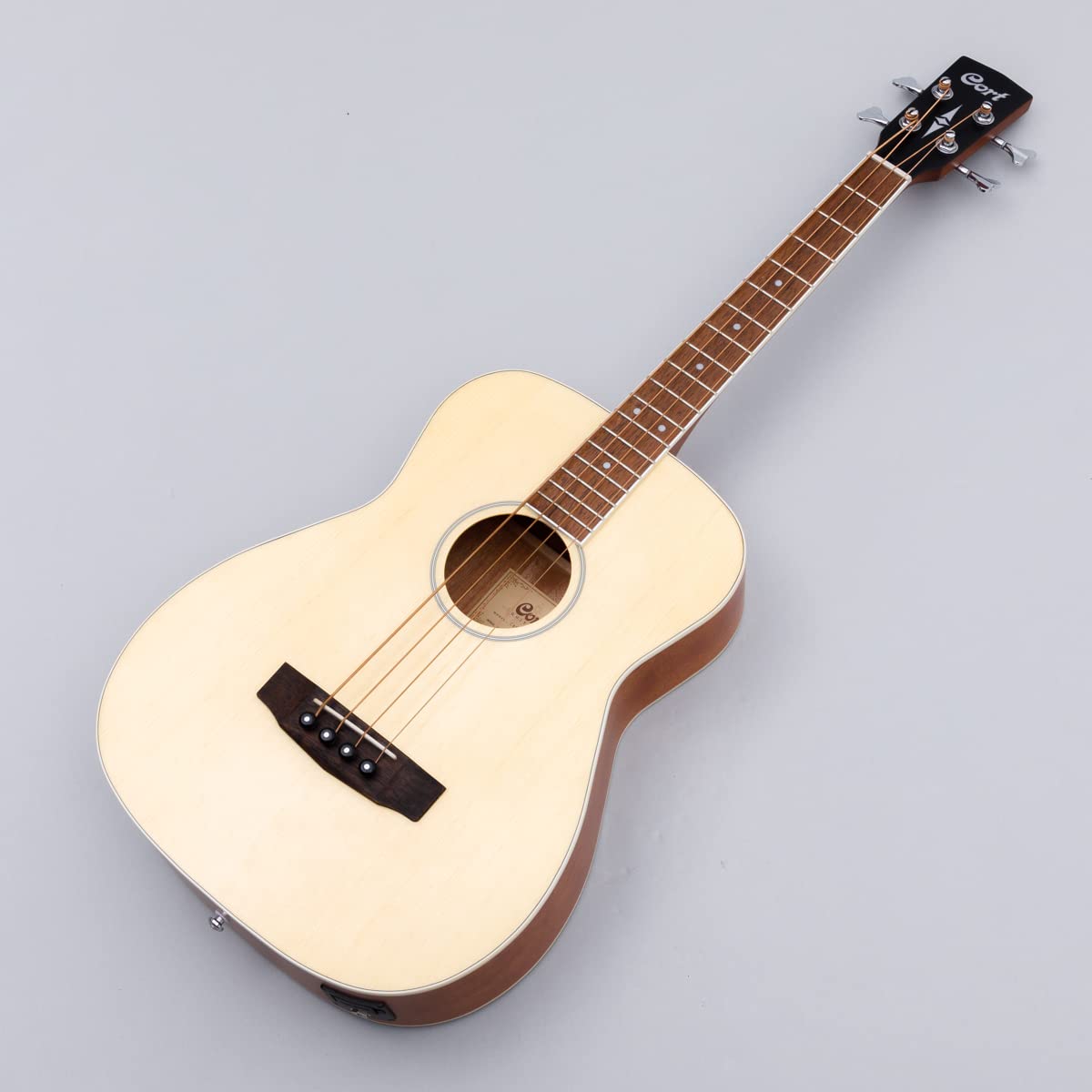 Amazon | Cort CAB-1 Natural Satin エレアコベース コルト 