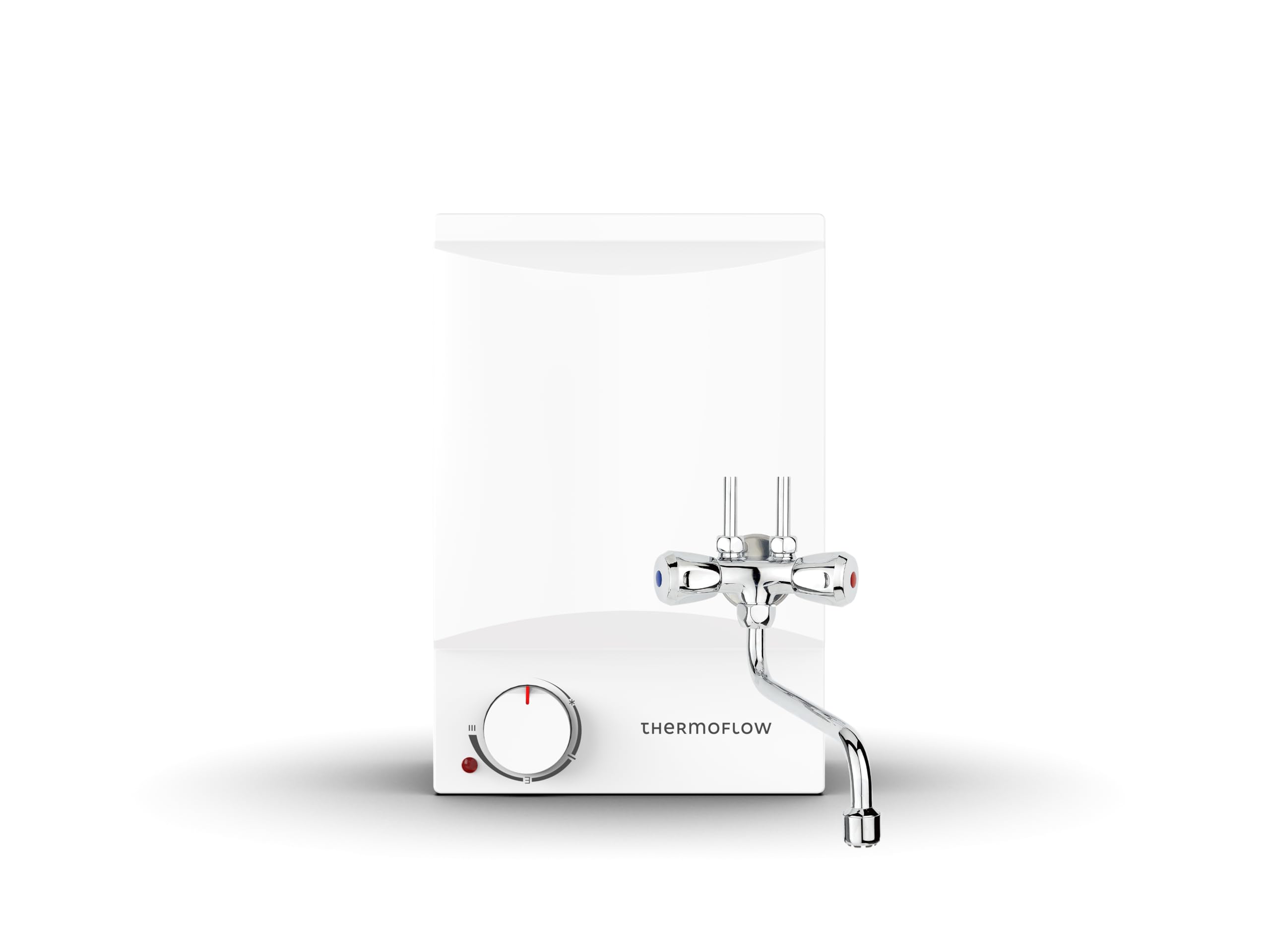 Thermoflow THERMOFLOWSETO Kit Chauffe-Eau de 5 litres avec Robinet QMIX10, Blanc
