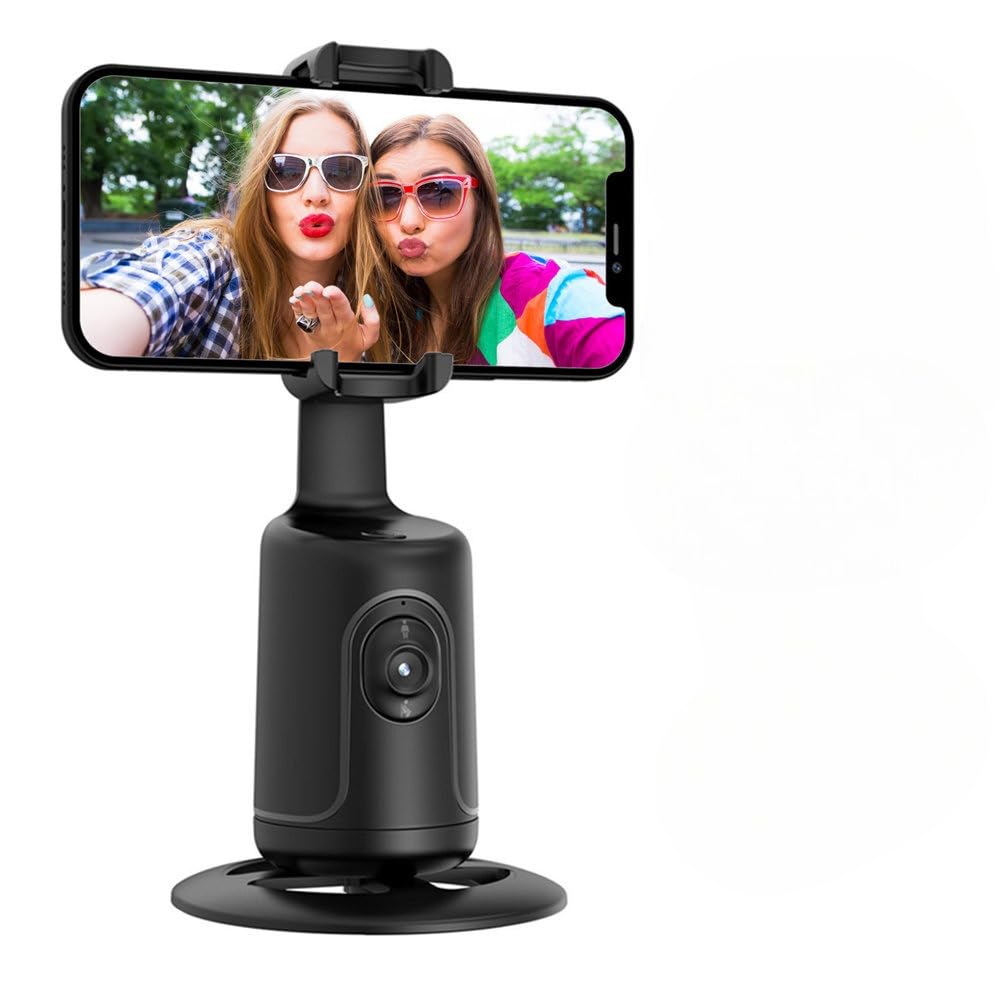 Kepllr Smart Tracking Phone Holder with Auto Face Tracking Tripod Remote Control 360° Rotation, Gesture Control, and Tripod Stand for Seamless Live Streaming Video, FaceTime, and Meetings