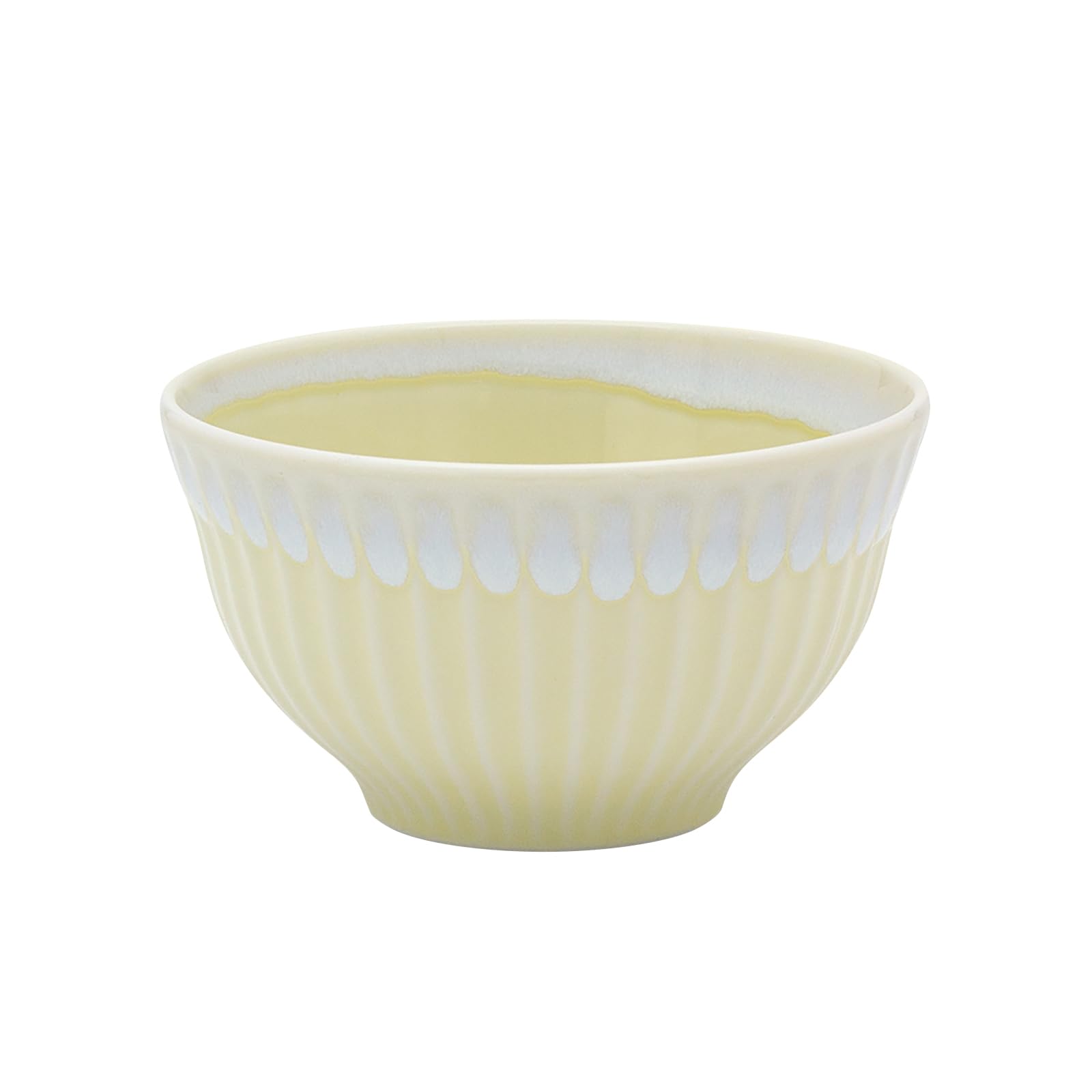 Mino Ware Smoky Flowers Rice Bowl