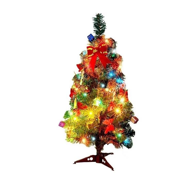 ALiLa 3 Feet Christmas Xmas Tree with 100pc Hanging Decor Ornaments Gifts Decorations Items for Home Office Indoor Outdoor, 3FT