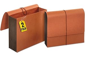 Expanding File Wallet with Flap and Redweld Closure