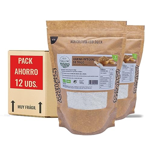 ECO SALIM - HARINA INTEGRAL TRIGO BIO PACK 12 UDS.