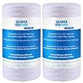 GOLDEN ICEPURE 5 Micron 10”4.5'' Whole House Sediment String Wound Water Filter Replacement filter for 84637, WPX5BB97P, PC10, 355214-45, 355215-45, WP10BB97P, WP5BB97P, 2PACK