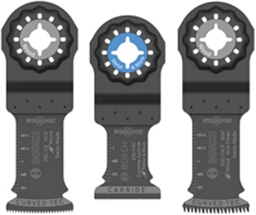 BOSCH OSL003VP Starlock - Juego surtido de cuchillas de corte por inmersión para aplicaciones mixtas en metal, madera y otros materiales de uso