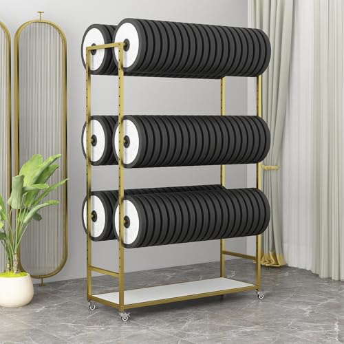 Soporte de metal multicapa profesional para exhibición textil comercial 5