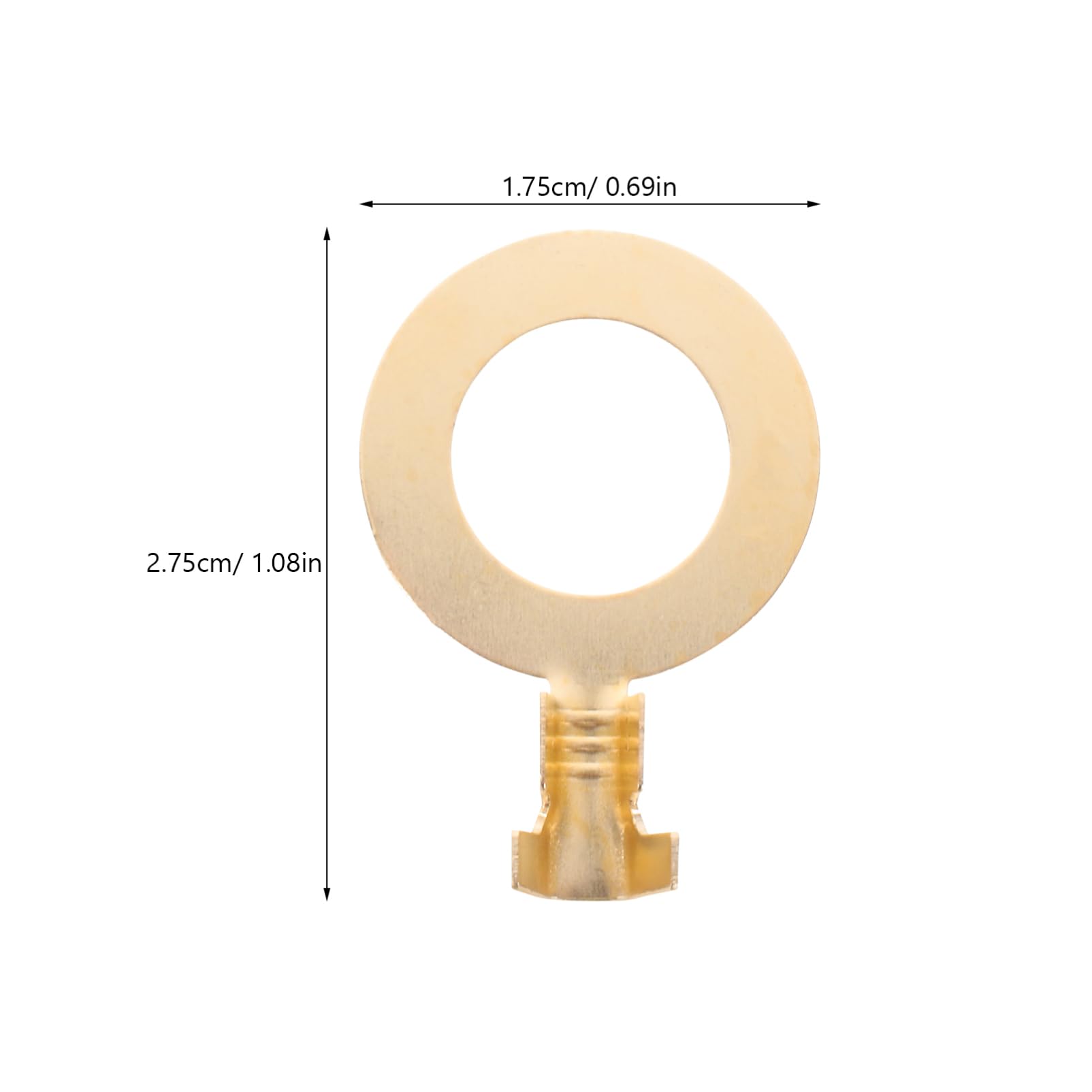 Alipis 100pcs Tube-Shaped Wire Terminal Connectors Kit Cold Pressed Terminals Open Type for Easy Installation Battery Electrical Projects