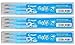 Pilot Recharges pour stylo roller encre effaçable FriXion Ball bleu clair de rechange d'encre BLS-FR7 (Lot de 3 recharges – 9)
