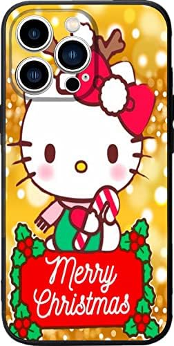 TELONI Game & Street Fashion Design Pattern Black Cool Shockproof TPU iPhone 13/13 pro/13 pro max Case, Ultra-Thin Non-Slip, Scratch-Resistant and Drop-Proof (H-ki-tty 2, iPhone 13 pro)