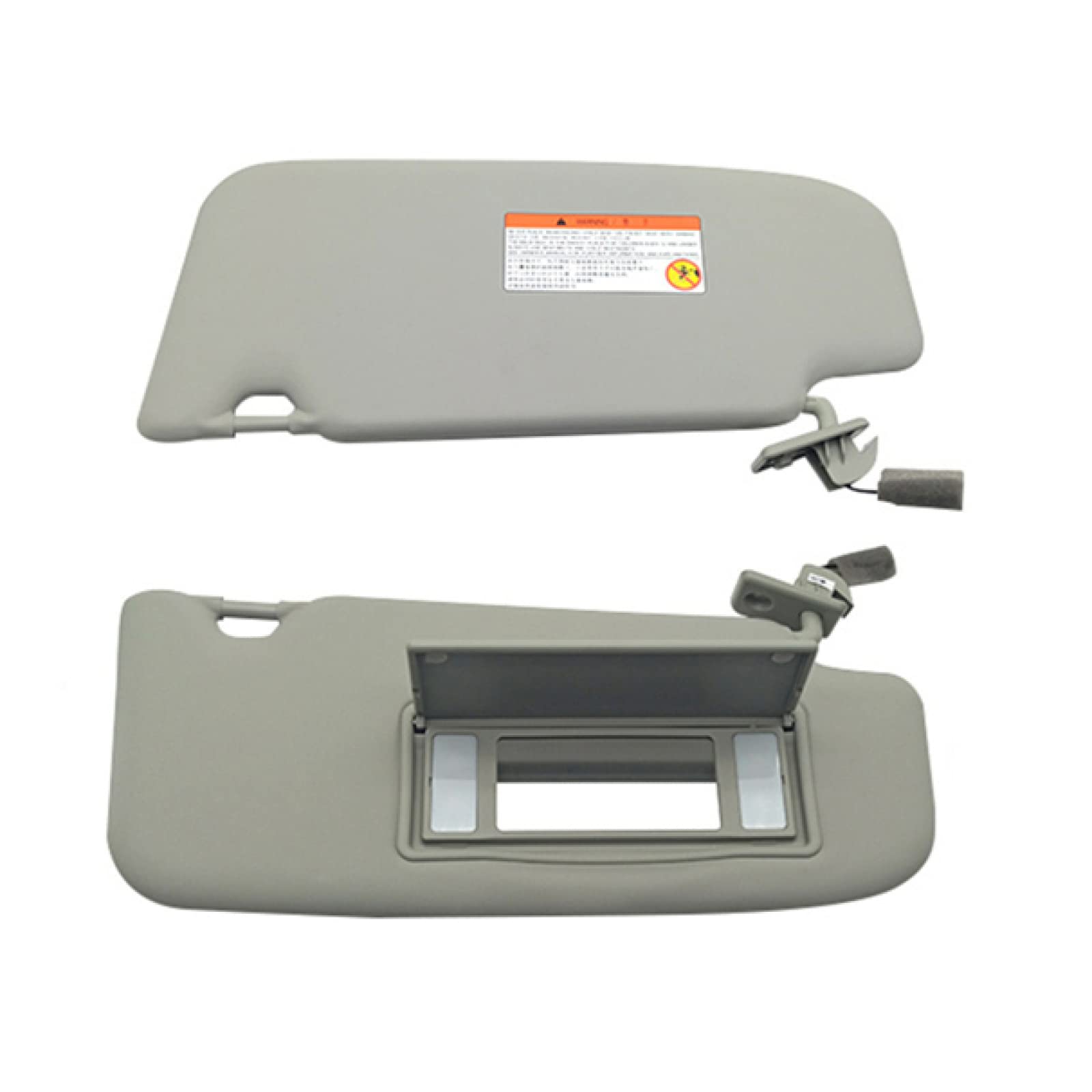Parasol de Coche Parasol Delantero Izquierdo/Derecho con Visera de Espejo, para Nissan Qashqai J10 2008-2015,Visera Solar reemplazo para Coche