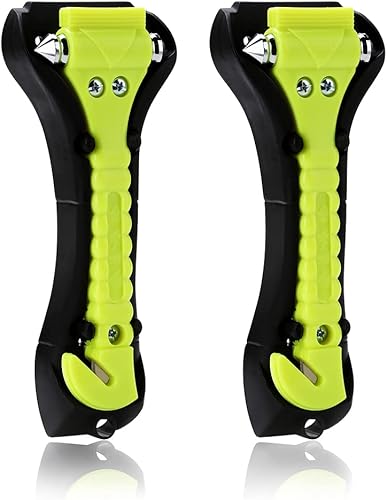 Martillo de seguridad para automóvil interruptor de martillo de vidrio para ventana y cortador de cinturón de seguridad herramienta de escape