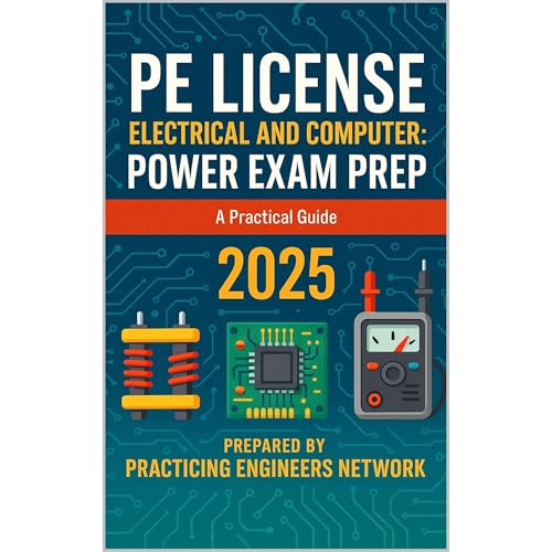 PE License Electrical and Computer Power Exam Prep 2025 Audiolibro Por Practicing Engineers Network arte de portada