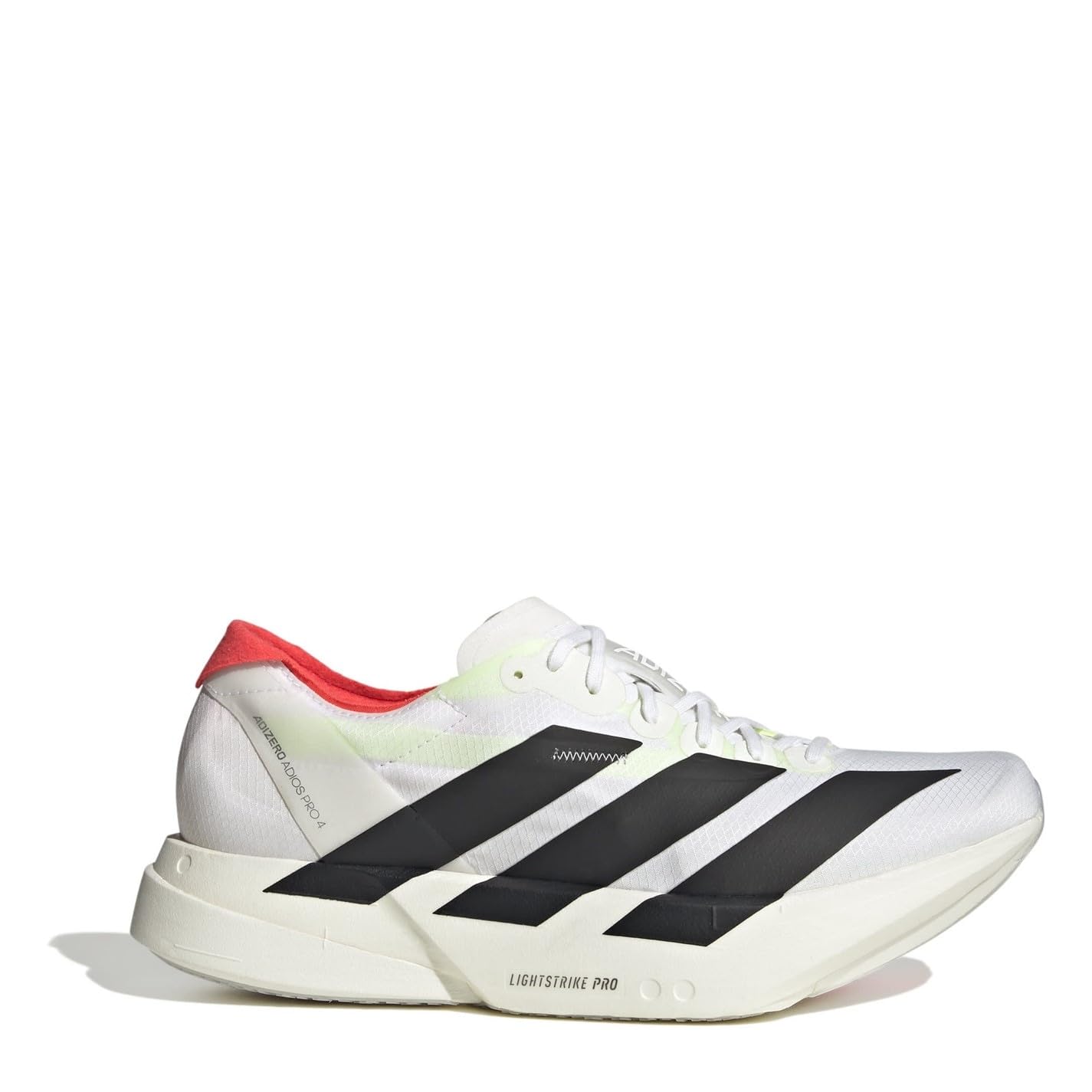 adidas Adizero Adios Pro 4 Shoes Mens Road Running White/Black 8.5 UK