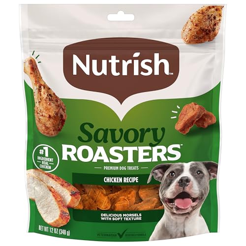 Nutrish Savory Roasters Chicken Recipe Premium Dog Treats, 12 oz. Pouch (Rachael Ray)