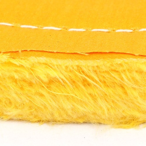 Aexit 12-inch 50 Abrasive Wheels & Discs Plies 12mm Dia Hole Round Shape Polishing Buffing Cloth Flap Wheels Wheel Yellow