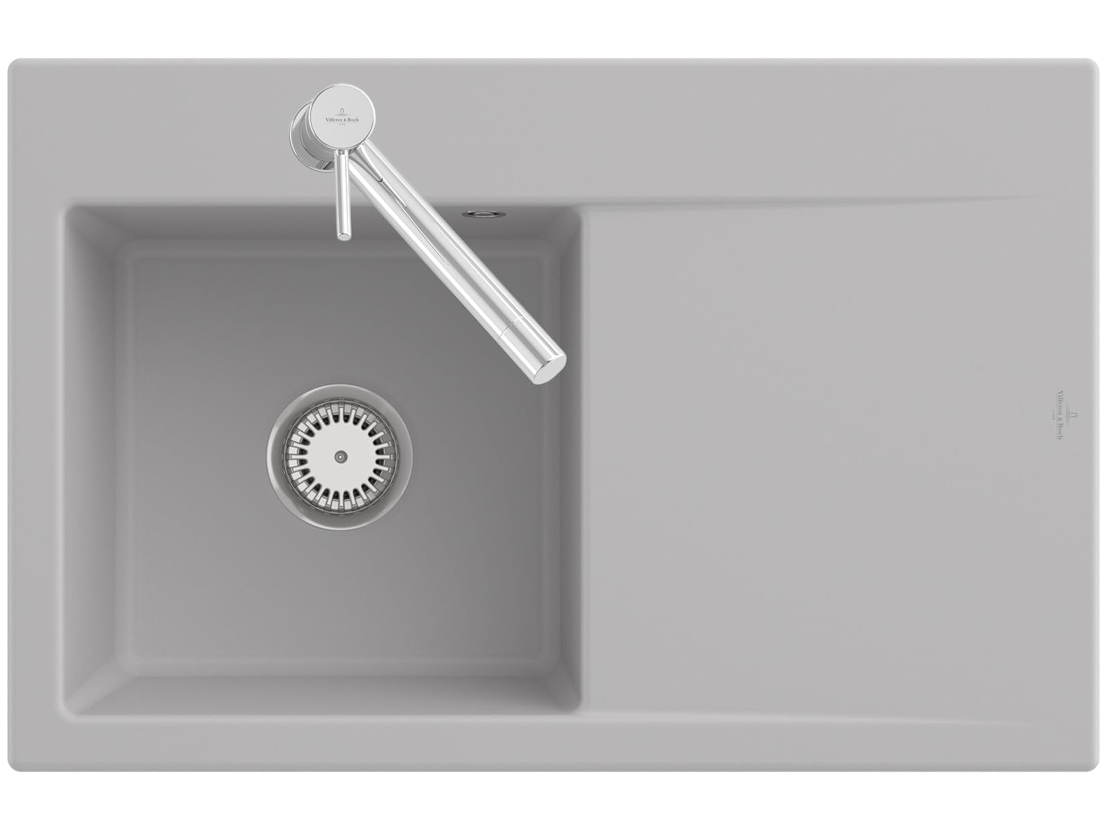 Villeroy & Boch Subway Style 45 Steam - 3348 01 SM Keramikspüle Handbetätigung