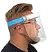 Produktbild Urhome Hard 1x Visier Gesichtsschutz aus Kunststoff | Face Shield in Blau | Universales Gesichtsvisier für Erwachsene | Visier zum Schutz vor Flüssigkeiten | Made in Germany