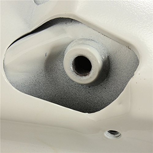 YONGYAO Tanque de Gas Combustible con Filtro Blanco de la Tapa del Gas Llave de Purga de Honda GX160 5.5 HP